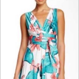 Eva Franco butterfly dress in size 4 in euc